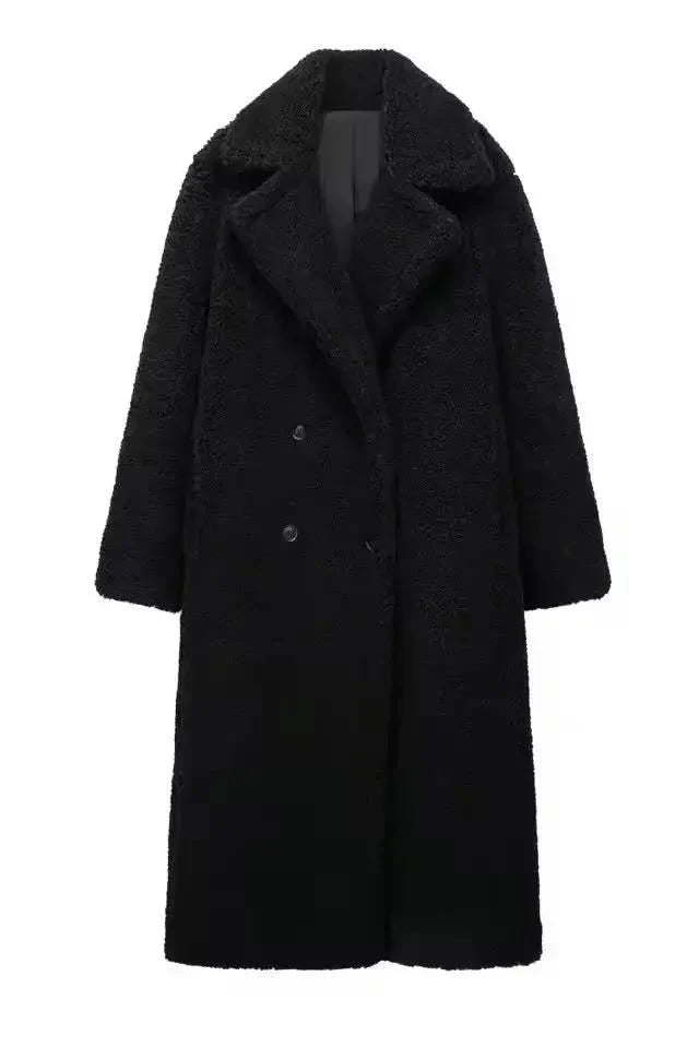 Teddymantel „Berna“ – Eleganter Oversized Wintermantel