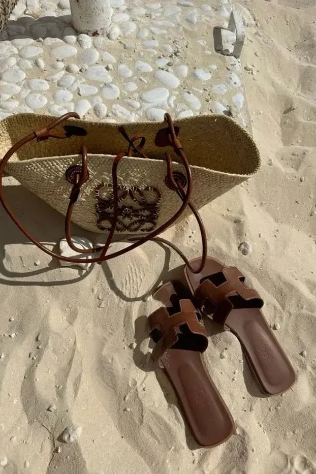 Luna Cut Ledersandale